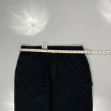 Original Dungaree Fit Carhartt Carpenter Trousers - 36W 34L Black Cotton