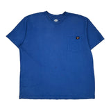 Dickies T-Shirt - 2XL Blue Cotton