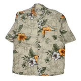 Caribbean Joe Floral Hawaiian Shirt - 2XL Multicoloured Viscose