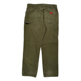 Dickies Carpenter Trousers - 35W 30L Green Cotton