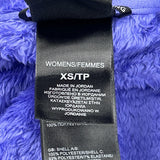 The North Face Fleece Jacket - XS Purple Polyester