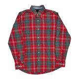 Tommy Hilfiger Checked Shirt - Small Red Cotton
