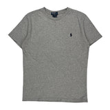 Age 10-12 Polo By Ralph Lauren T-Shirt - Medium Gray Cotton