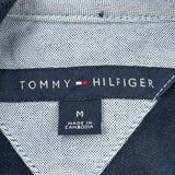 Tommy Hilfiger Spellout Zip Up - Medium Navy Cotton