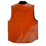 Carhartt Vest - Small Orange Cotton