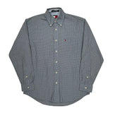 Tommy Hilfiger Checked Shirt - Small Blue Cotton