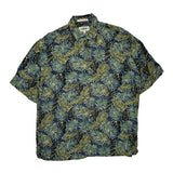 Campia Hawaiian Shirt - Large Green Viscose