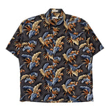Pierre Cardin Floral Hawaiian Shirt - XL Multicoloured Cotton