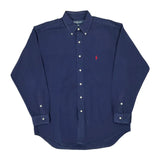 Blake Ralph Lauren Shirt - Large Navy Cotton