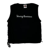 California Harley Davidson Graphic Vest - XL Black Cotton