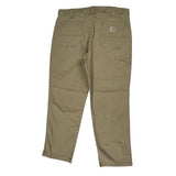 Carhartt Carpenter Trousers - 38W 30L Khaki Cotton