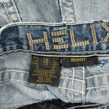 Helix Boot Cut Jeans - 36W 30L Light Wash Cotton