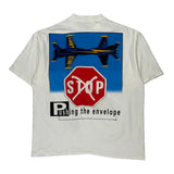 Blue Angels Oneita Graphic T-Shirt - 2XL White Cotton