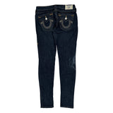 True Religion Skinny Jeans - 33W UK 12 Dark Wash Cotton