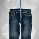 True Religion Contrast Stitch Jeans - 38W 30L Dark Wash Denim