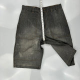 Joe Boxer Denim Shorts - 32W 12L Grey Cotton Blend