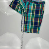 Ralph Lauren Checked Shorts - 34W 9L Multicoloured Cotton