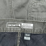 Carhartt Carpenter Trousers - 34W 34L Grey Cotton