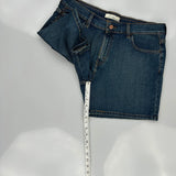 Levis Denim Shorts - 34W UK 14 Blue Cotton Blend