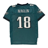 Age 14-16 Philadelphia Eagles Reebok Nfl Football Jersey - Large Green Polyester