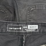 Carhartt Double Knee Carpenter Trousers - 30W 30L Grey Cotton