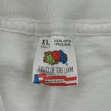 Single Stitch Mountain Dew Fruit Of The Loom T-Shirt - XL Green Cotton