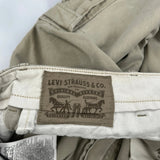 Levis Cargo Shorts - 34W 11L Khaki Cotton