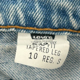 Levis Denim Shorts - 28W UK 8 Light Wash Cotton