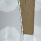 Wrangler Double Knee Carpenter Trousers - 37W 30L Beige Cotton