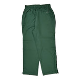 Reebok Track Pants - Large Green Polyester