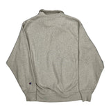 Reverse Weave Champion 1/4 Zip - Medium Gray Cotton Blend
