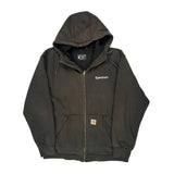 Spectrum Carhartt Hoodie - Large Black Cotton Blend