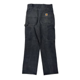 Carhartt Double Knee Carpenter Pants - 29W 29L Gray Cotton