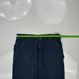 Carhartt Carpenter Trousers - 38W 26L Blue Cotton