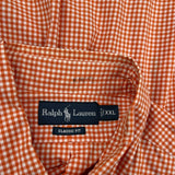 Ralph Lauren Checked Shirt - 2XL Red Cotton