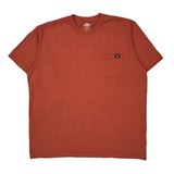 Dickies T-Shirt - 2XL Red Polyester Blend