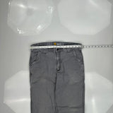 Carhartt Carpenter Pants - 34W 34L Gray Cotton Blend