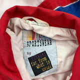 Budweiser Racing Extreme Nascar Varsity Jacket - Large Blue Cotton