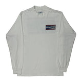 Unbranded Long Sleeve T-Shirt - Medium White Cotton