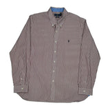 Ralph Lauren Striped Shirt - 2XL Red Cotton