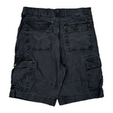 Levis Cargo Shorts - 36W 10L Black Cotton