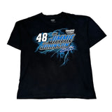 Jimmie Johnson Hendrick Nascar T-Shirt - XL Black Cotton