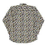 New River Patterned Shirt - Large Multicoloured Cotton