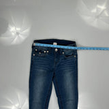 True Religion Skinny Jeans - 24W UK 2 Blue Denim
