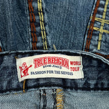 True Religion Contrast Stitch Jeans - 30W UK 8 Blue Denim