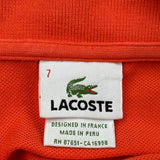 Lacoste Polo Shirt - 2XL Red Cotton