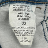 Wrangler Cargo Denim Shorts - 33W 9L Blue Cotton