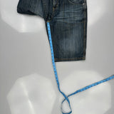 Unbranded Denim Shorts - 34W 11L Blue Denim