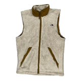 The North Face Fleece Gilet - Small Cream Polyester