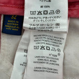 Polo By Ralph Lauren Chino Shorts - 32W 10L Red Cotton